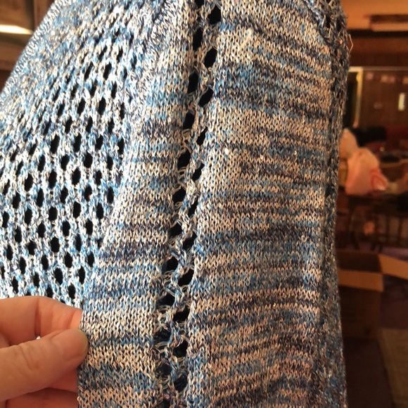 Pretty Blue Sequin Women’s Cover-Up/Jacket - Picture 7 of 11